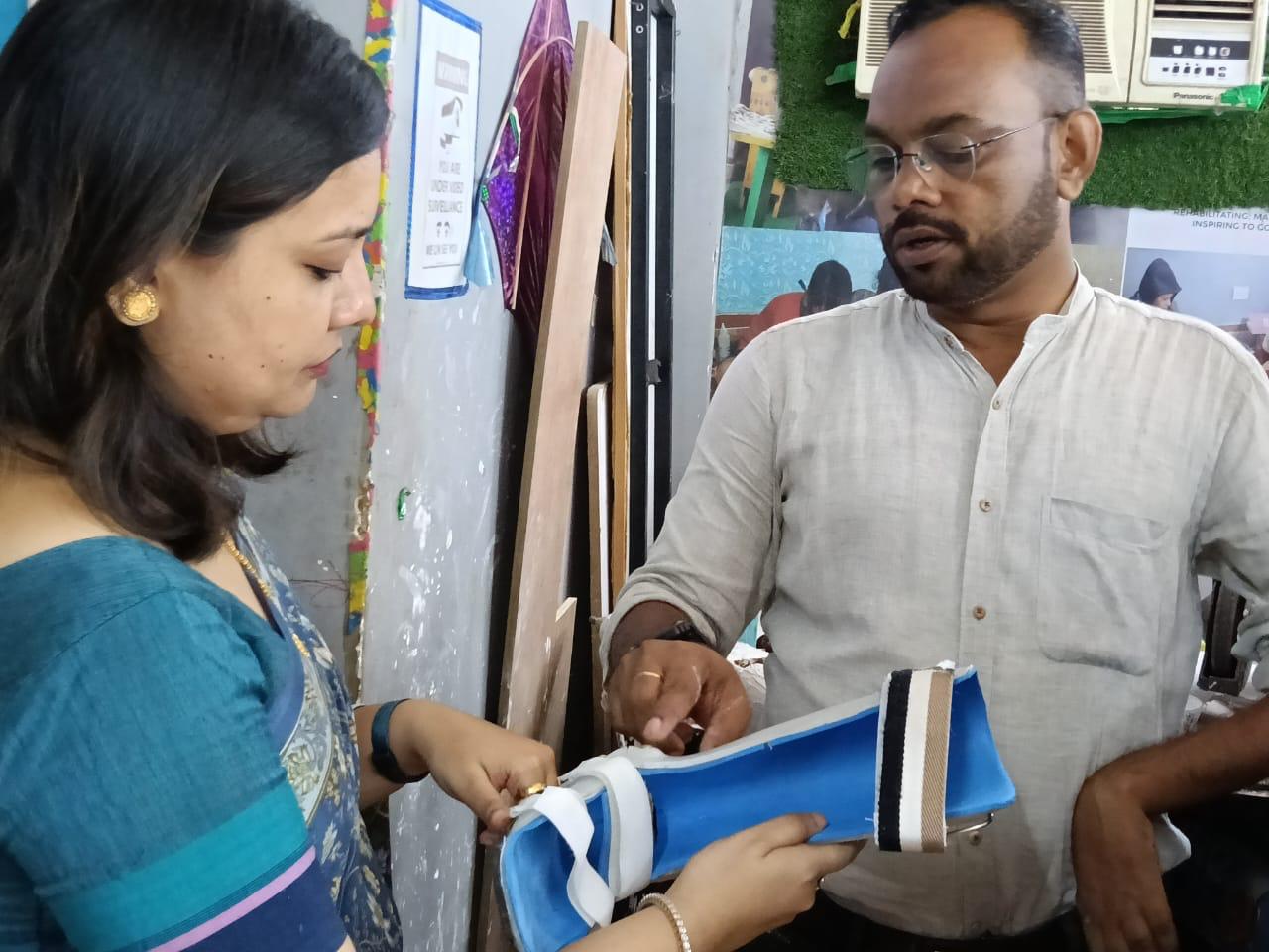 Visit to G.R.l.R.R (GARDEN REACH lNSTlTUTE FOR THE REHABILITATION AND  RESEARCH).